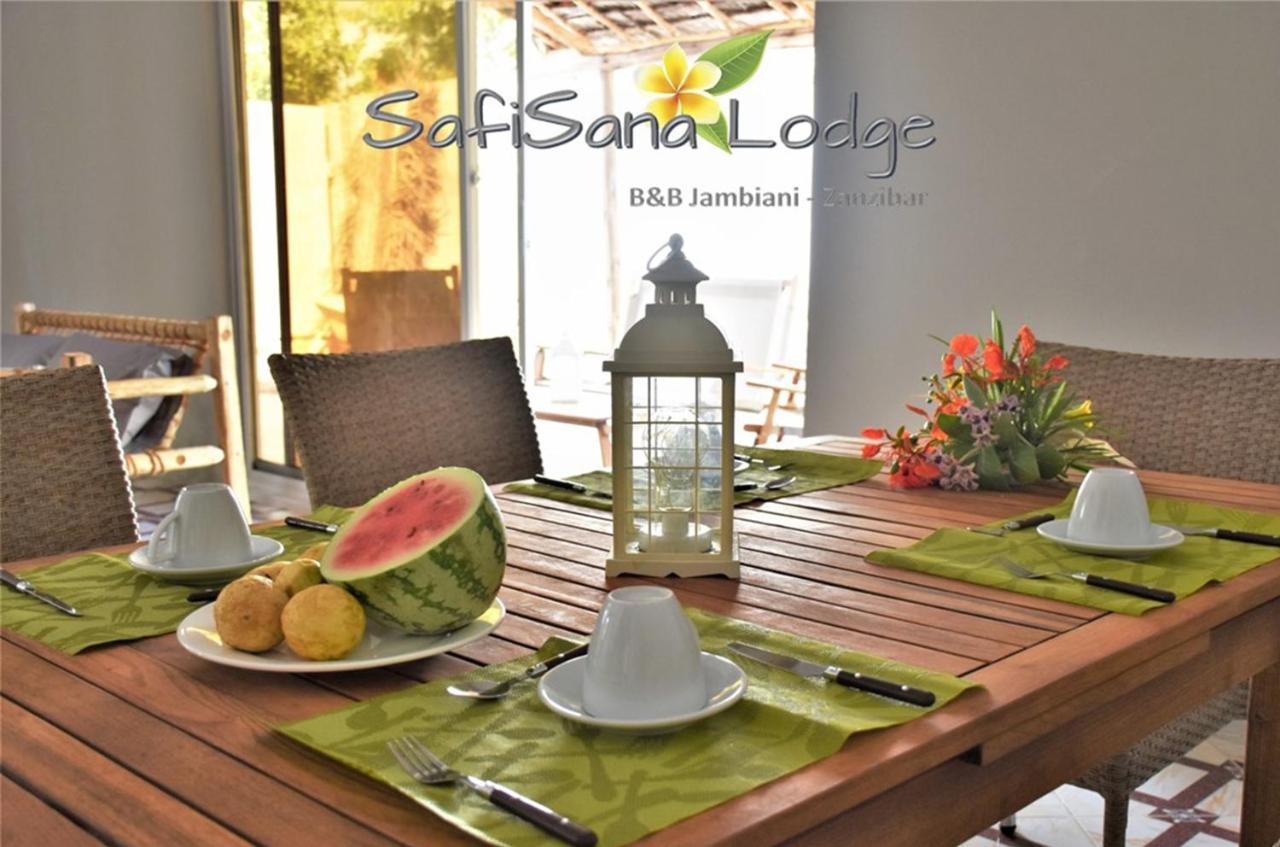 Safisana Lodge Jambiani  Dış mekan fotoğraf